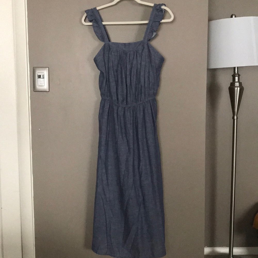 Old Navy Ruffle Strap Midi Dress